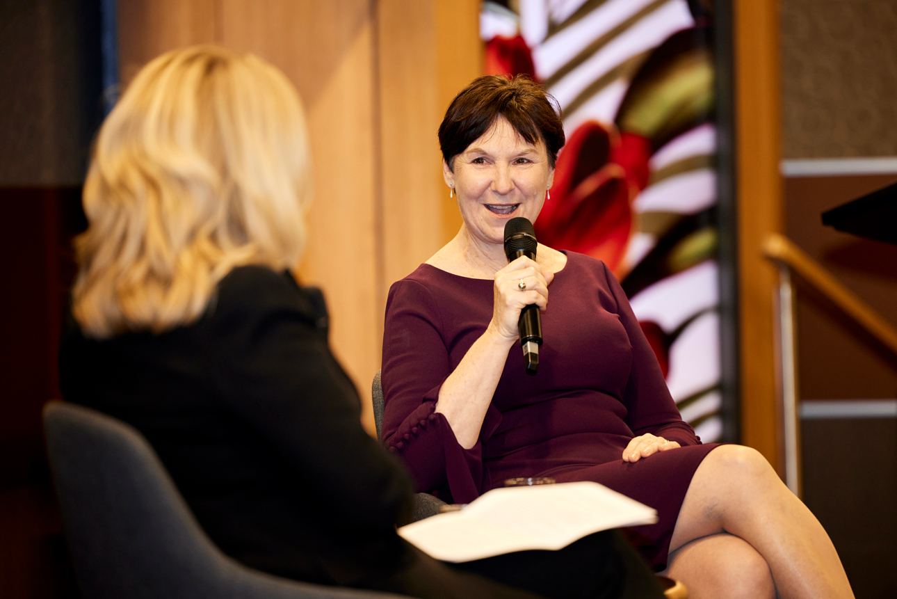 Kerri Hartland speaking at the ONI Connect+ Speaker Series