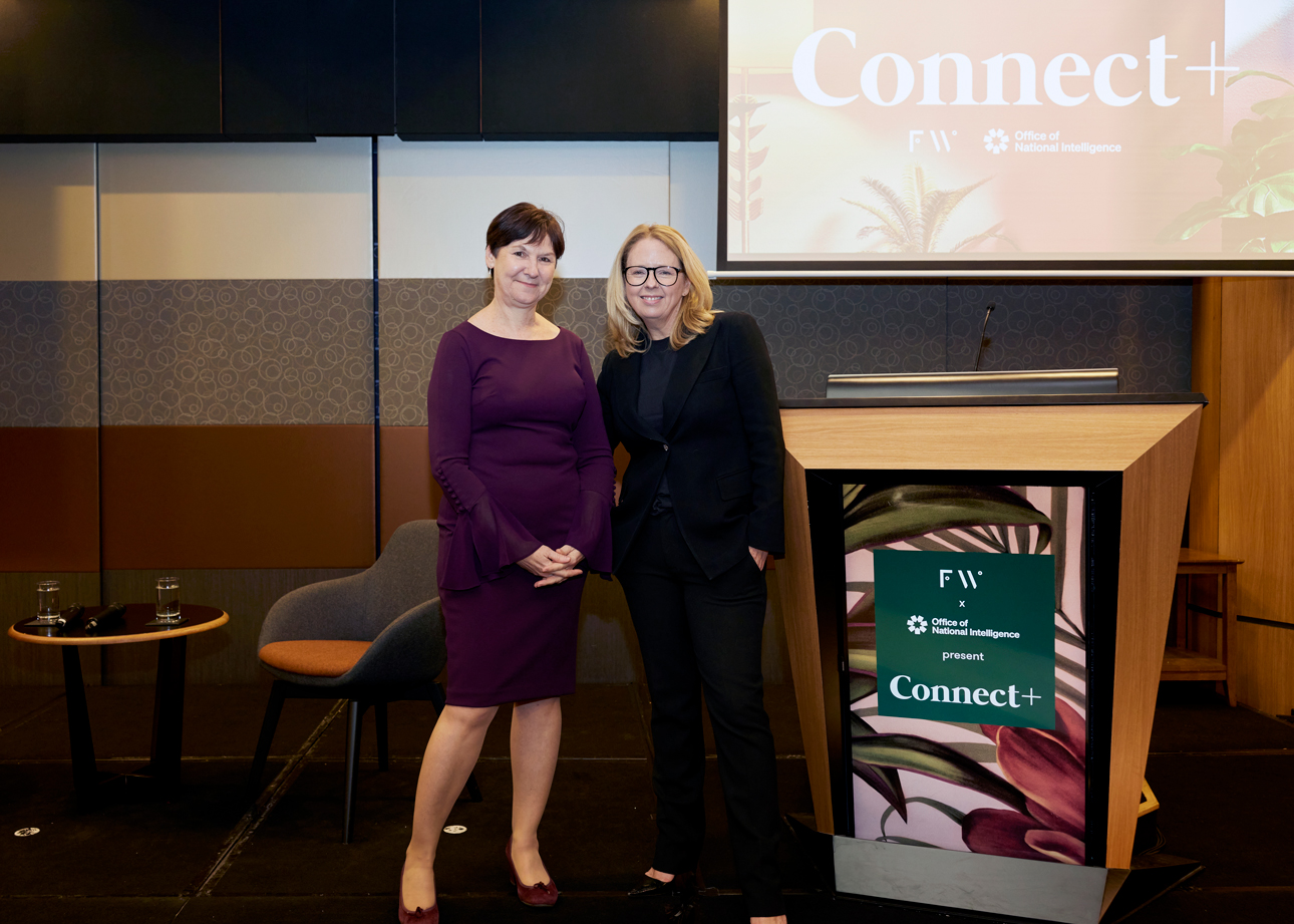 Kerri Hartland speaking at the ONI Connect+ Speaker Series
