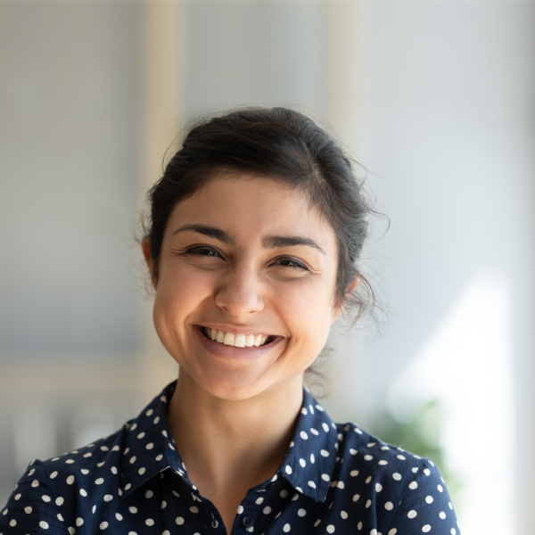 Smiling  person
